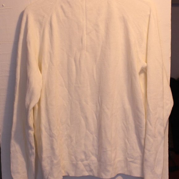 Off white mock neck sweater - Picture 2 of 3
